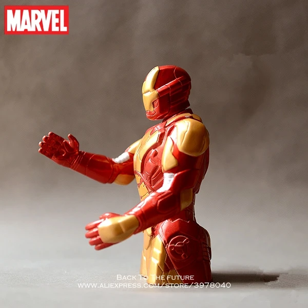 Disney Marvel Iron Man Half Length 19cm Action Figure Posture Model Anime Decoration Collection Figurine Toys Model For Children Action Figures Aliexpress