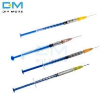 Fil de colle argent conducteur jetable, 0.2ML 0.25ML 0.3ML 0.5ML, pâte électrique, peinture adhésive réparation de PCB électronique