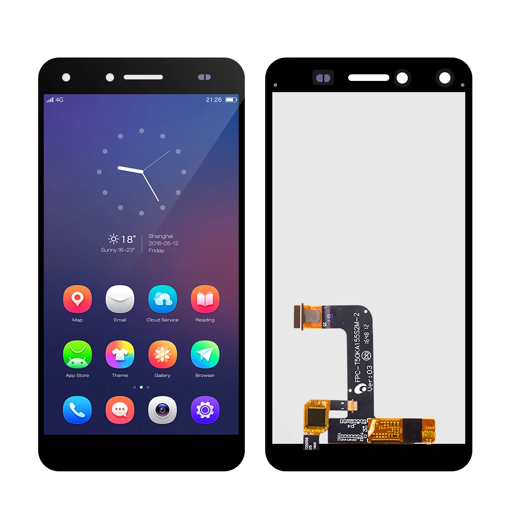 Для huawei Y5II Y5 II Y5-2 CUN-U29 CUN L23 L03 L33 L21 L01 Honor 5A LYO L21 L01 ЖК-дисплей сенсорный экран стеклянная сборка Рамка