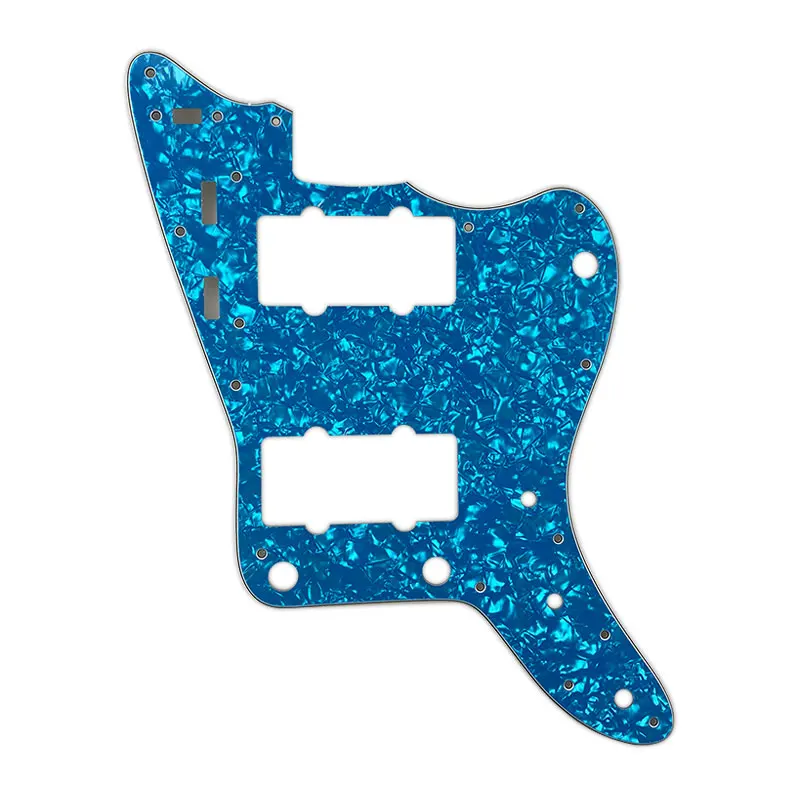 4Ply Blue Pearl Pleroo аксессуары для гитары Pickguard костюм-для MIJ Japan Jazzmaster Стиль гитары Pickguard царапины пластины Замена - Цвет: 4Ply Blue Pearl