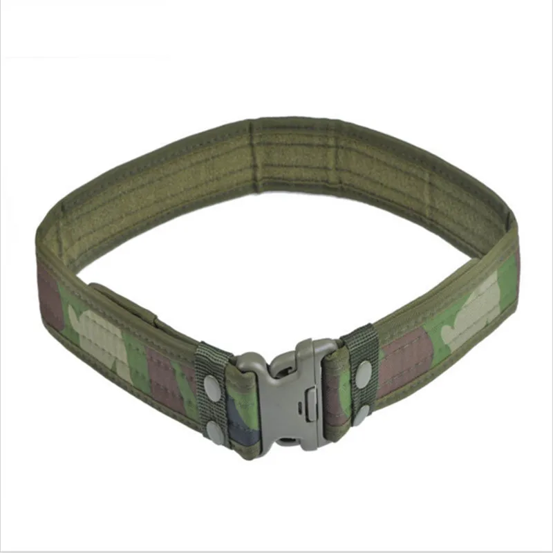 3P Outdoor Survival Military Tactical Nylon Automatic Buckle Belt Wild