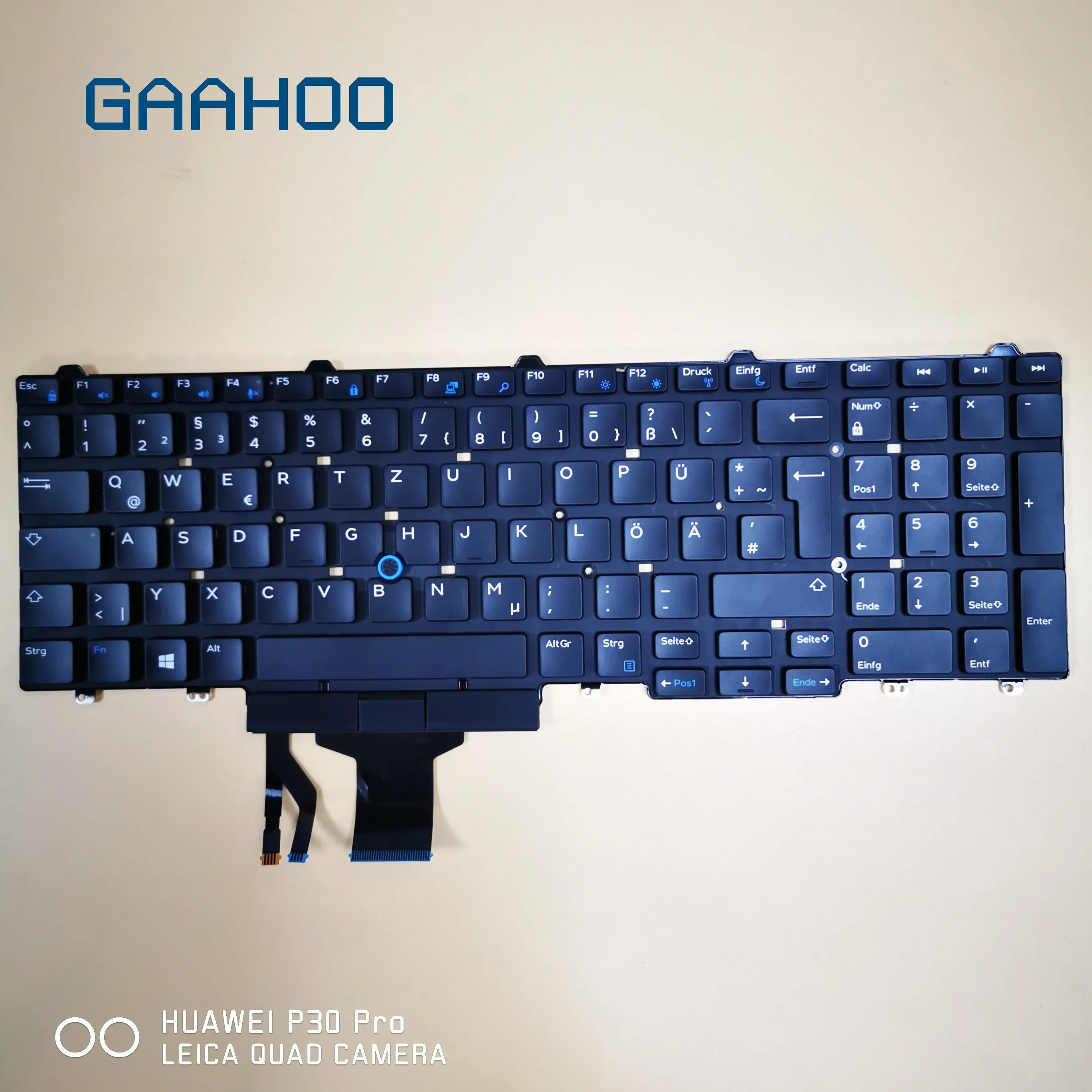 

GERMANY GR keyboard for Dell Latitude 5550 5570 5580 5590 5591 PRECISION 3510 3520 3530 7510 7520 7710 7720 LAPTOP w/ TRUCKPOINT