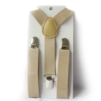 

2017t Cute Baby Boys Girl Clip on Suspender Y Back Child Elastic Suspenders Braces