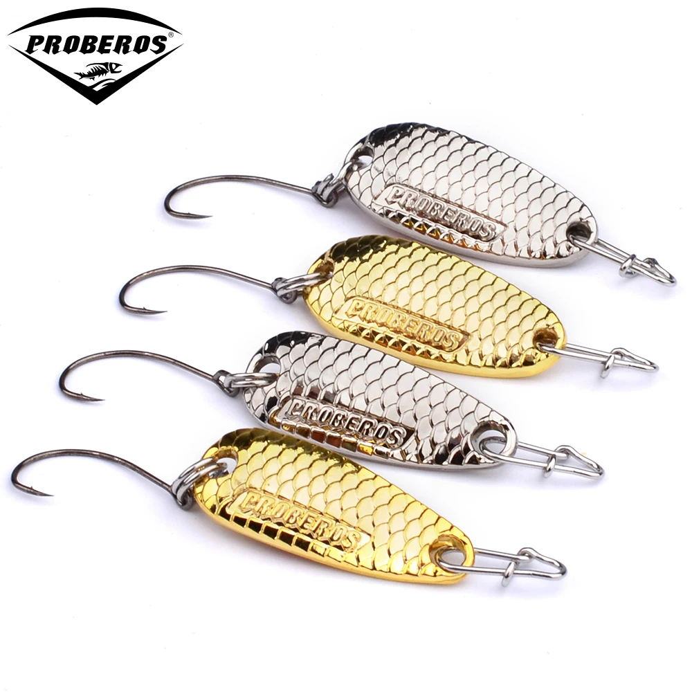 Buy 4pc/box Brand Spoon Lures Mixed Size 2.5g/3.5g
