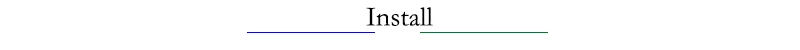 install
