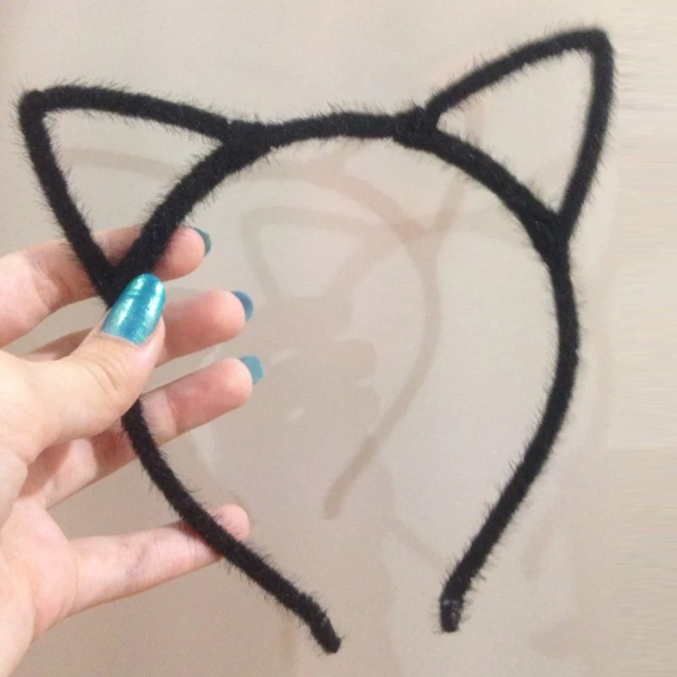 Diademas Orejas De Gato - Pack De 2 Piezas, Colores Rosa Y Blanco, Suave Poliéster, Para Disfraces, Cosplay Y Fiestas