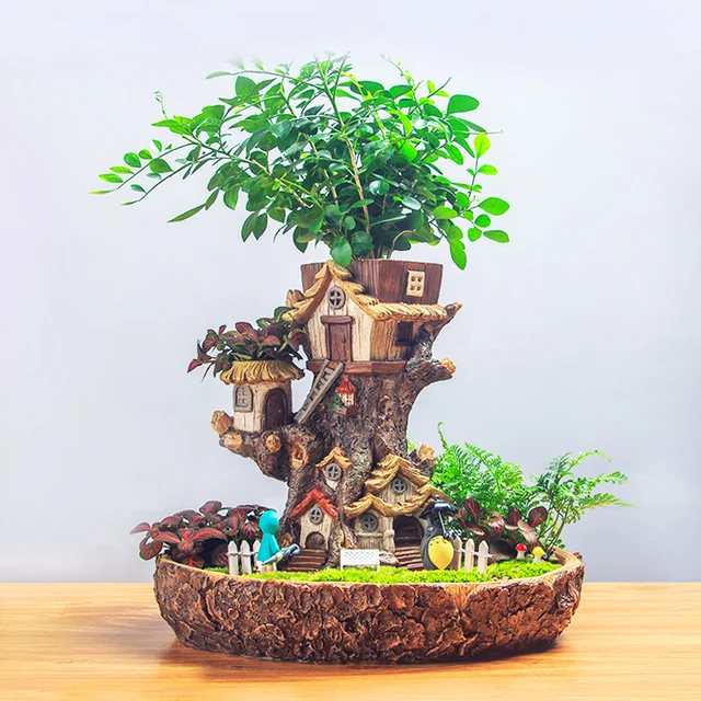 large bonsai  pot  fairy design 2021 new style hot sell 