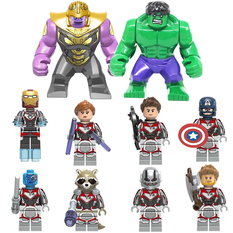 

Avengers 4 Endgame Toy Figure Captain America Marvel Black Widow Nebula Building Block Brick Compatible with Lego