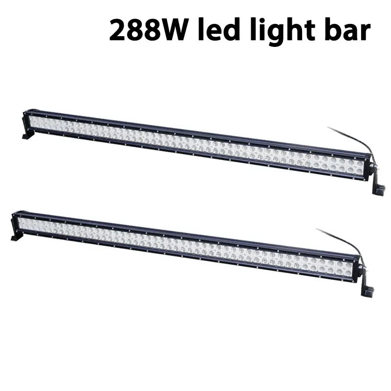 

50in 288W high power off road ATV UTV 4x4 buggy racing led light bar driving led light US chip 2D 4D Epistar lamp bar