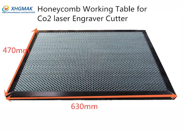 Laser bed cutting and aluminium honeycomb