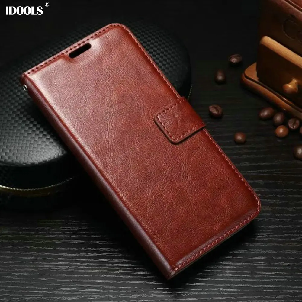 Case For Samsung Galaxy J7 2017 EU Version 5.5 Inch Vintage IDOOLS Luxury PU Leather Wallet Mobile Covers Coque Phone Bags Cases