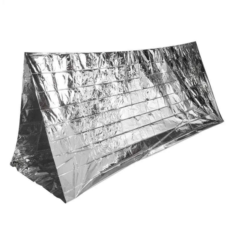 Emergency Shelter Tent Blanket Reflective Outdoor Ultralight Portable