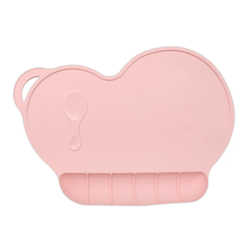 Kids Baby Silicone Placemat Sucker Slip-resistant Waterproof Snack Mat Kid Dinner Table Feeding Food Plate Tray Dish NSV
