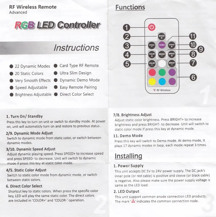 как пользоваться пультом от светодиодной ленты 24 кнопки. Installation instruction rgb led angel eyes as an example. Coolmoon rgb контроллер. инструкция rgb. Rf 21key controller 300led 5 meter.