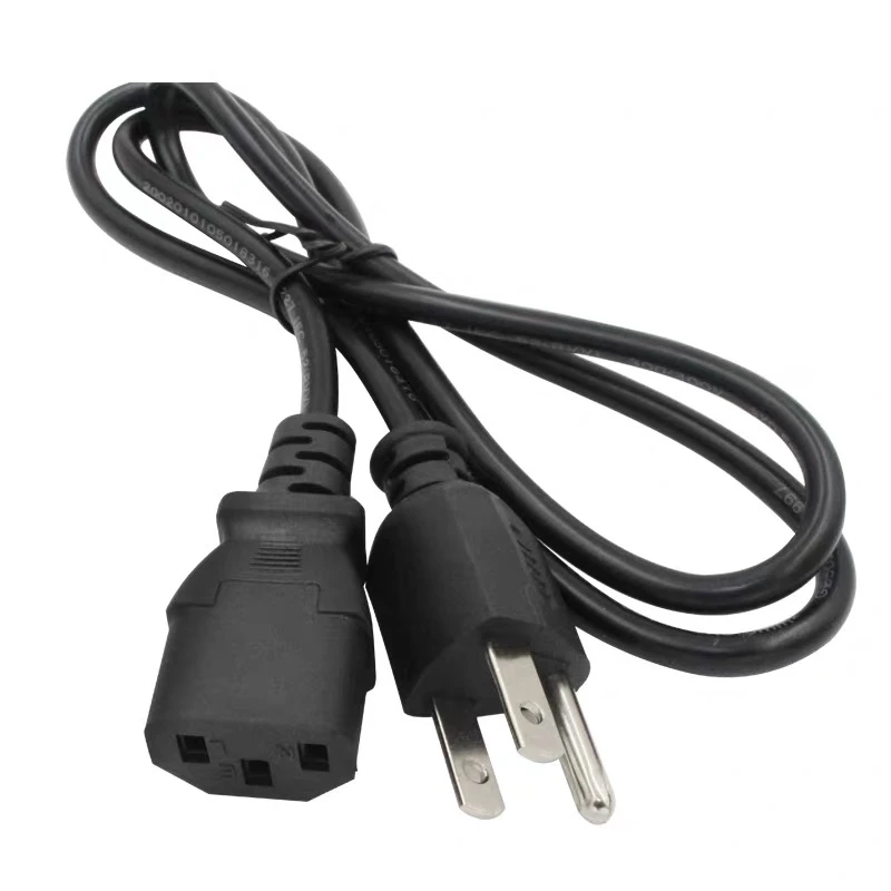 Usa Us Ac Power Cord 3 Prong American Iec C13 Power Supply Lead ...