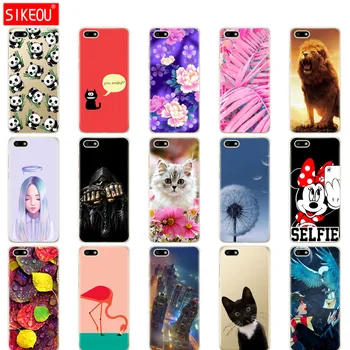 

Silicone phone Case For Huawei Y5 2018 PRIME 5.45" inch Soft Tpu Phone Cases for Huawei Y5 2018 Back Cover 360 full protective