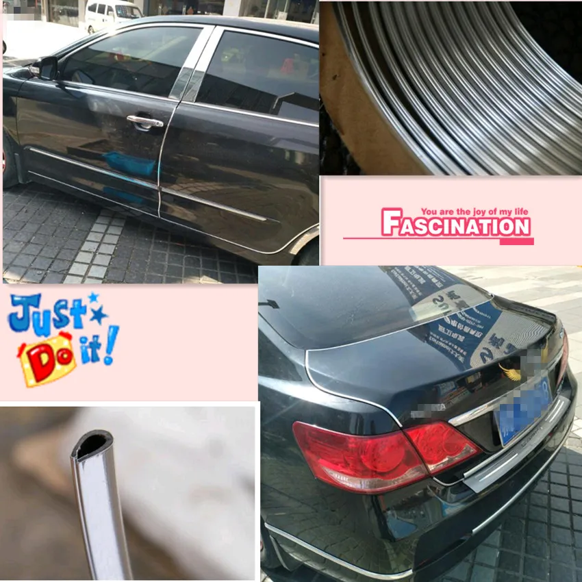 2017 новая Автомобильная Декоративная полоса для Volkswagen VW Polo Passat B5 B6 CC GOLF 4 5 6 Touran Tiguan
