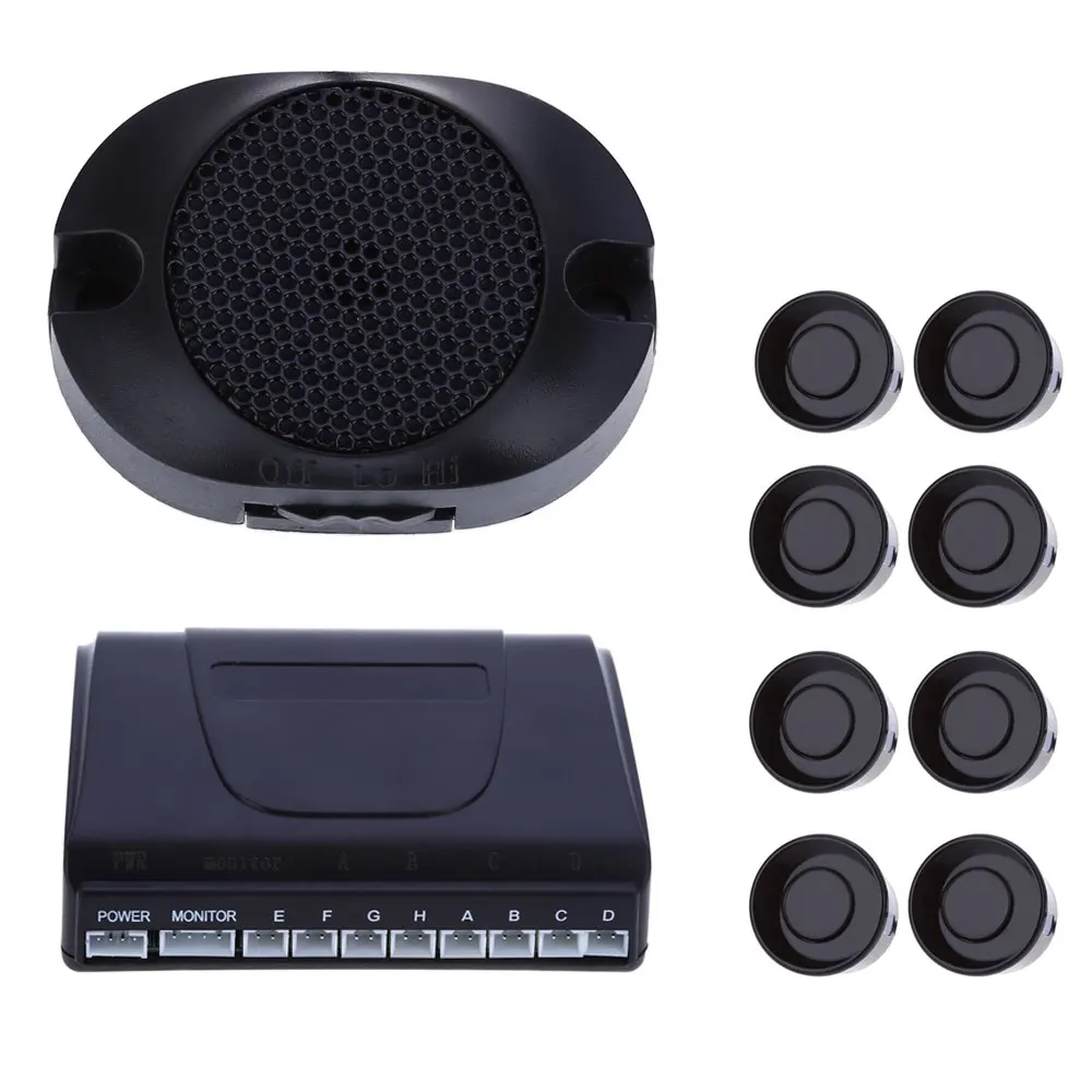 Car detector Car LED Parking Sensor Kit Display 8 Sensors 22mm 12V for All cars Reverse