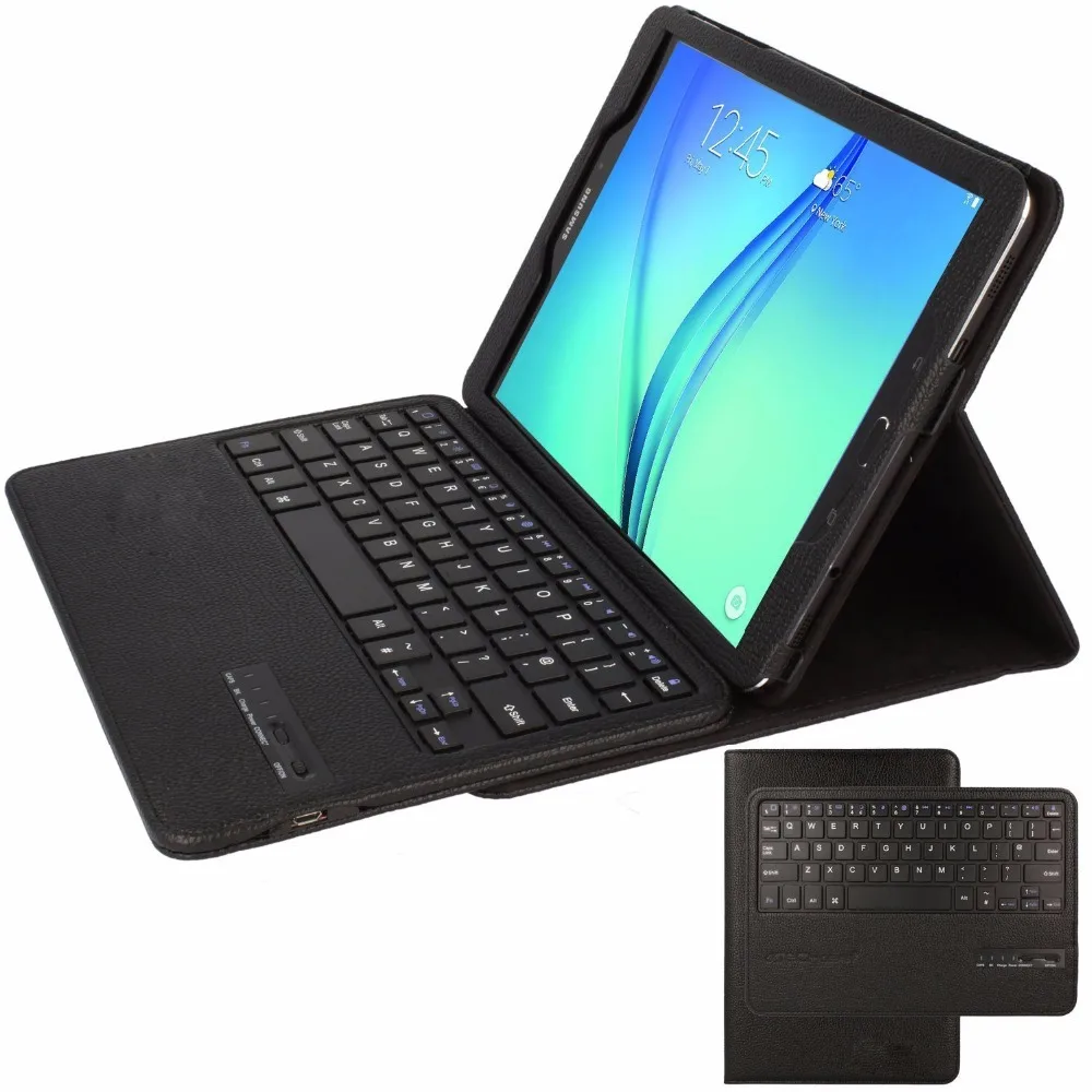 Removable Wireless Bluetooth Keyboard For Samsung Galaxy Tab A 9.7 T550 T555 Protective Shell Case PU Leather Cover | Компьютеры и