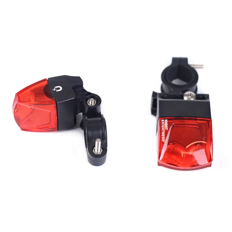 Discount High Bike Tool Bicycle Lights Induction Tail Light Bike Bicycle Warning Lamp Magnetic Power Generate Taillight 2