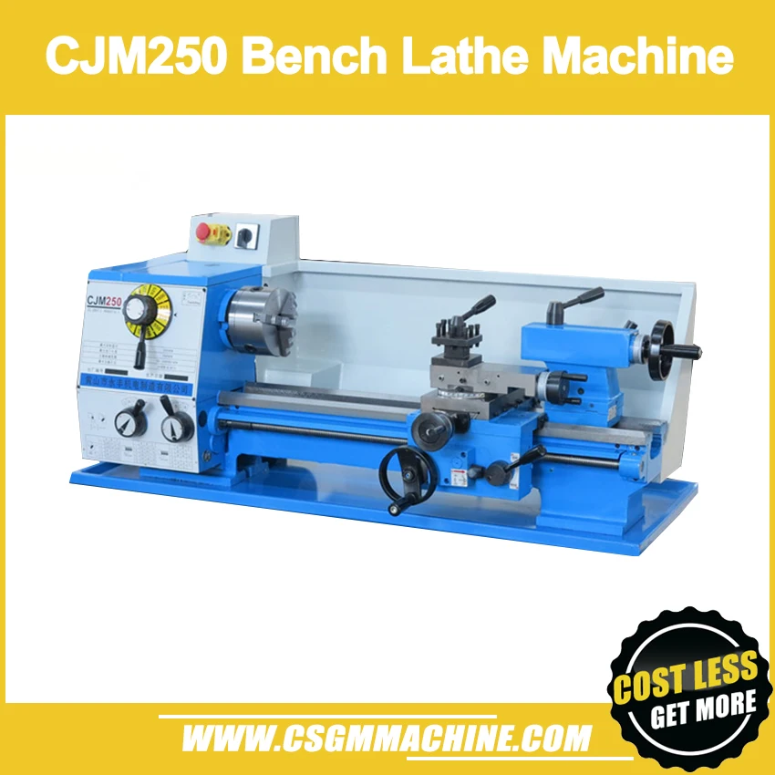 

CJM250 Bench Lathe Machine/Stainless steel processing lathe machine/ 750W Lathe Machine