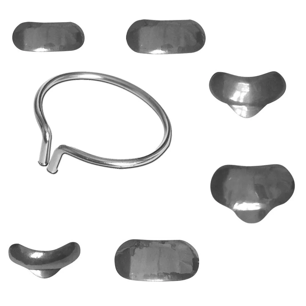 100 шт. Стоматологическая матрица No.1.398 секционные Контурные металлические матрицы+ 2 кольца полный комплект для замены зубов дентсит инструменты