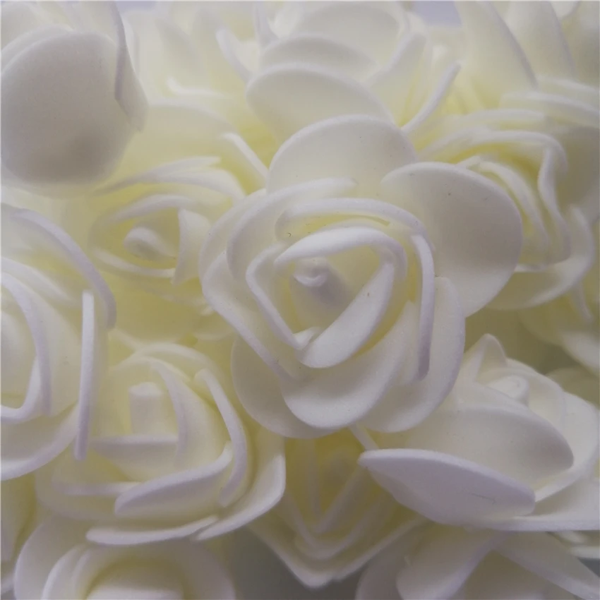 200 шт недорогие искусственные цветы для дома Свадебные украшения, аксессуары из пенопласта плюшевый медведь розы искусственные цветы