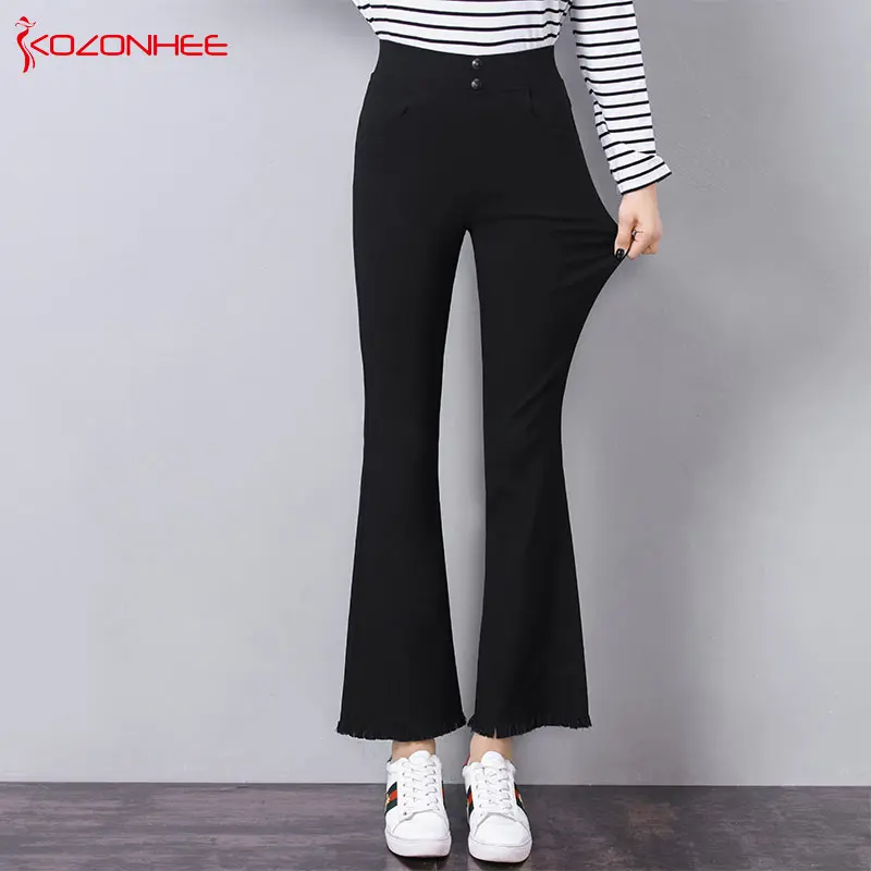 tight flare pants