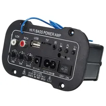 30W Car Bluetooth Subwoofer Hi-Fi Bass Amplifier Board Audio TF USB Small Distortion Powerful Shocking