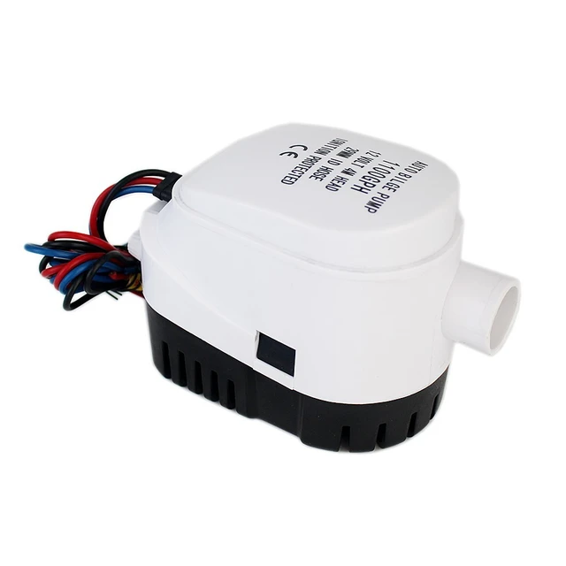 Kaufe Bilgenpumpe DC Halbautomatischer Schalter Elektrische kleine  Tauchpumpe für den Abfluss Bereitstellung von Strom 12V/24V 3