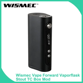 

Original Wismec Vape Forward Vaporflask Stout TC Box Mod 100W TC-Ni/TC-Ti/TC-SS mode Electronic Cigarette box mod VS GEN3 DUAL