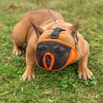 

Pet dog mouth flat face short mouth mask law bucket / Bago / bulldog / Jingba anti-bite anti-meal mask supplies
