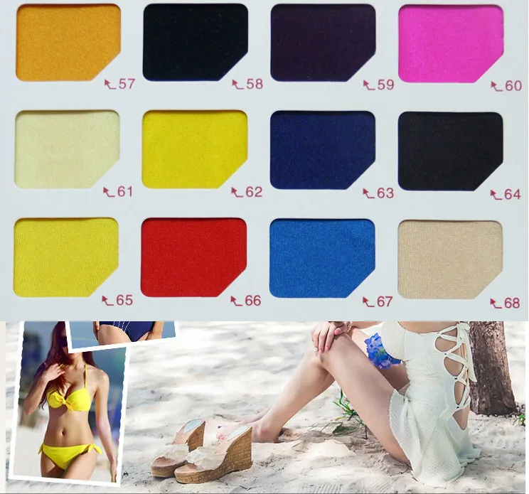 Bright Nylon Lycra Cloth/ Nylon Swimsuit Bright Fabric Material/ Bonded