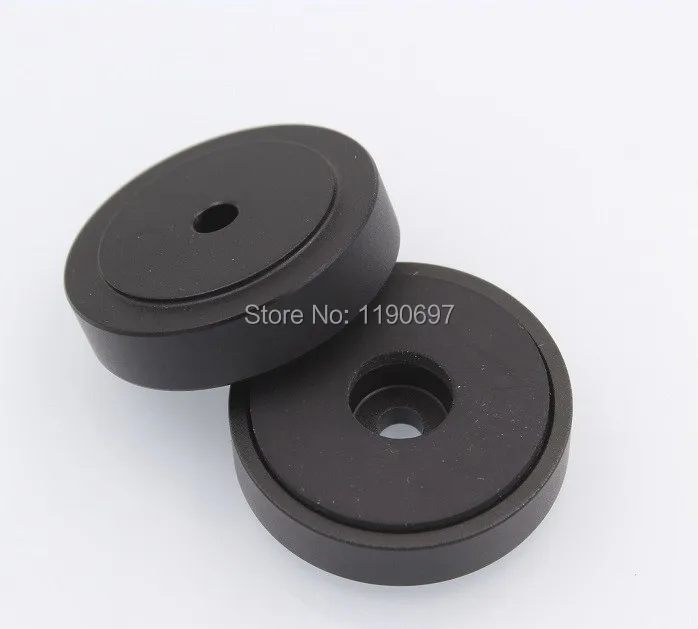 Rubber Ring Shock Absorber Top Aluminum Machine Foot Amplifier Feet 40*20MM 4PCS