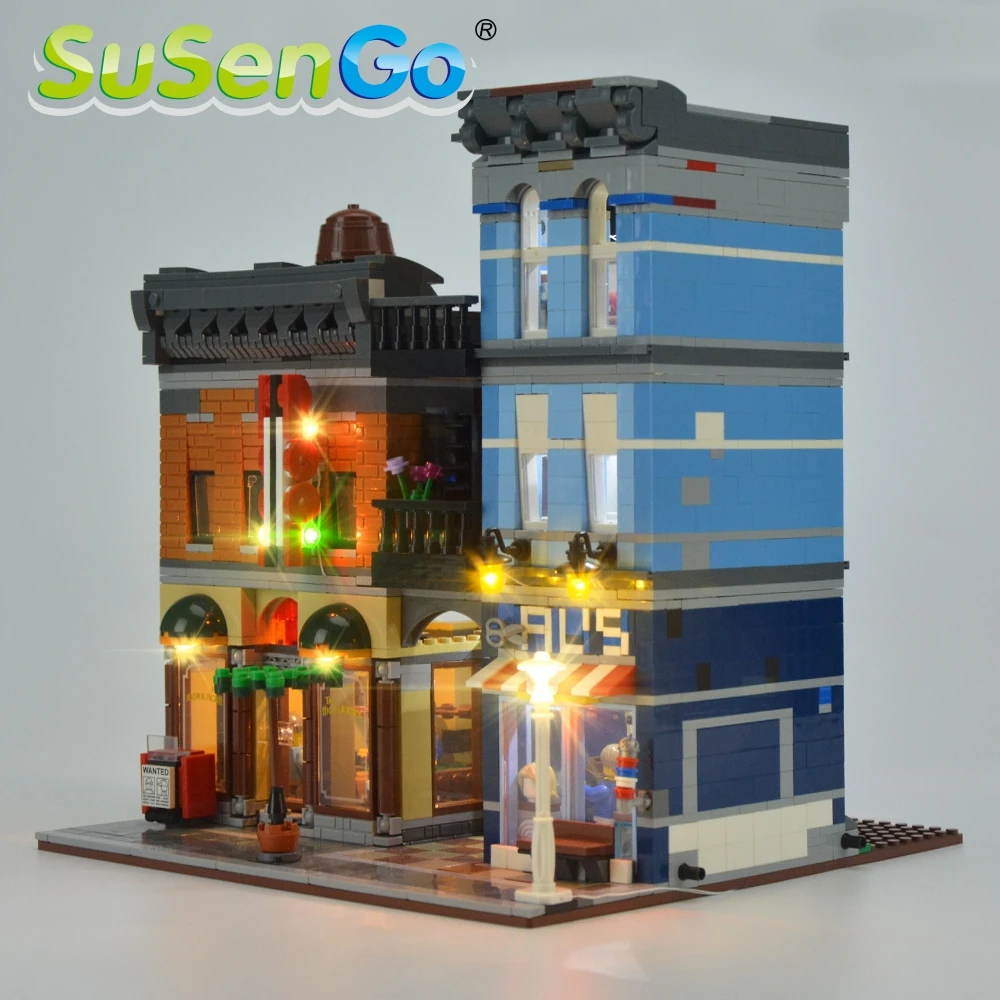 SuSenGo комплект светодиодных ламп для 10246 Creator Street Expert набор офисных осветительных