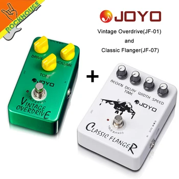 

Pedals Package JOYO JF-01 Vintage Overdrive & JF-07 Analog Flanger Guitar Effects Pedal True Bypass Free shipping