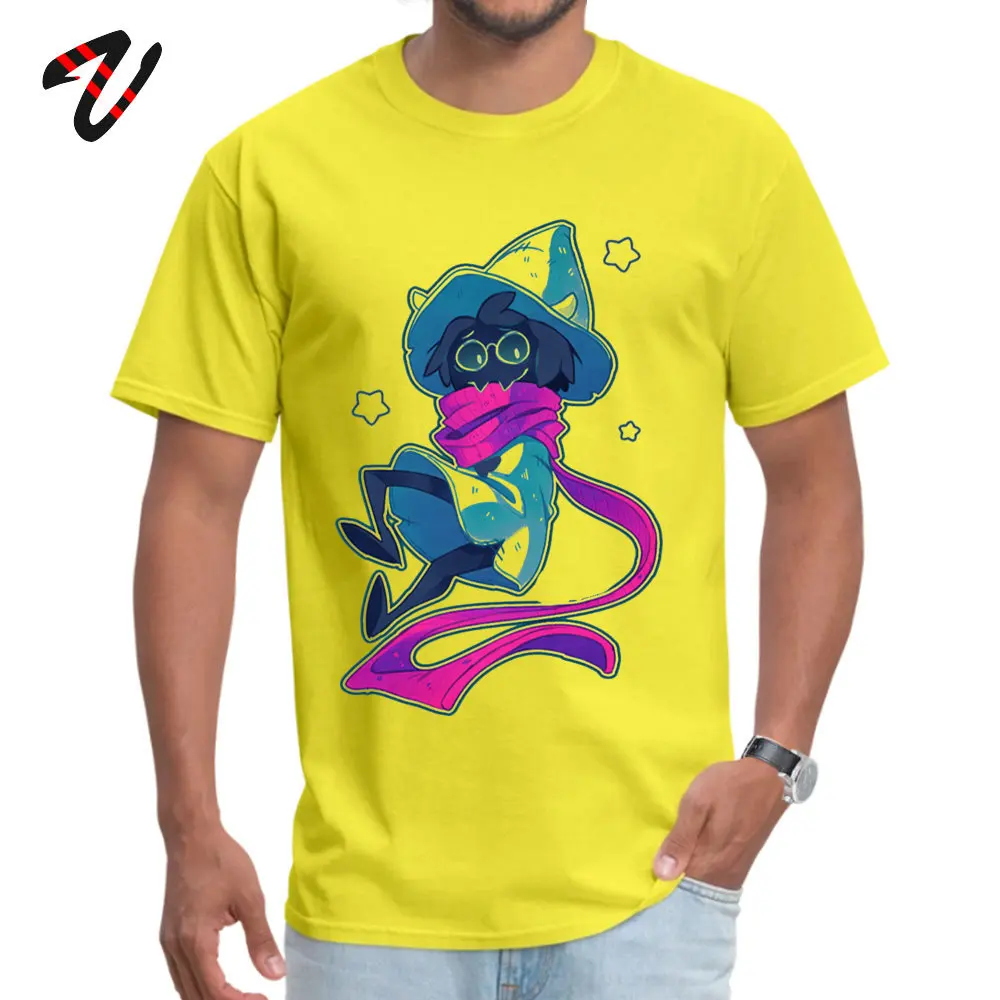 

DELTARUNE Ralsei Tops Shirt Latest Round Collar Casual Megumin Twin Peaks 100% Cotton Men T-Shirt Fitness Tight Tee Shirt