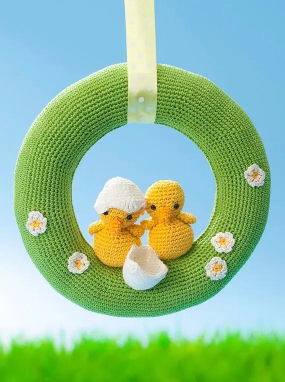 Вязаные игрушки amigurumi chick lovers номер 0978