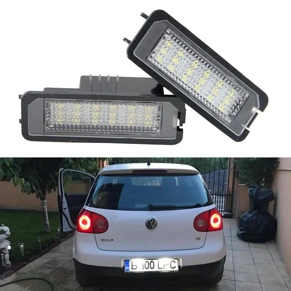 mk5 golf number plate light
