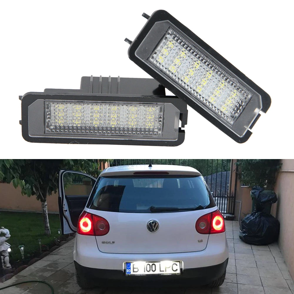 golf 6 license plate light