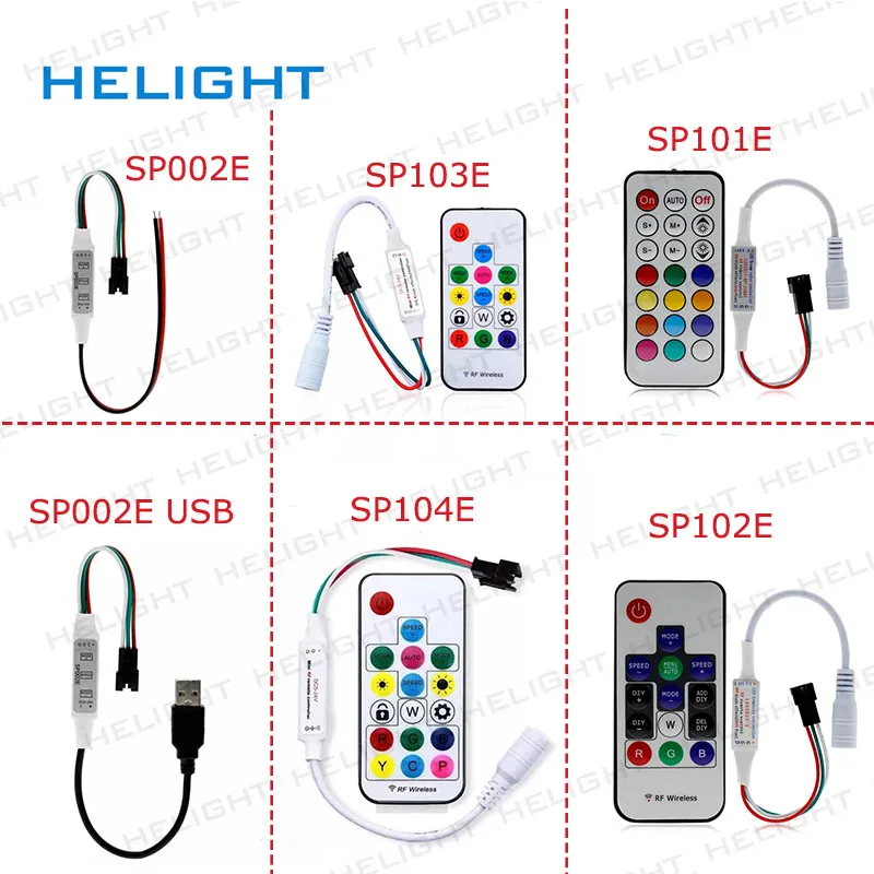 Мини контроллер освесветильник pixel IC strip SP104E/SP002E/SP103E для WS2811 WS2812 1903 16703 Strip