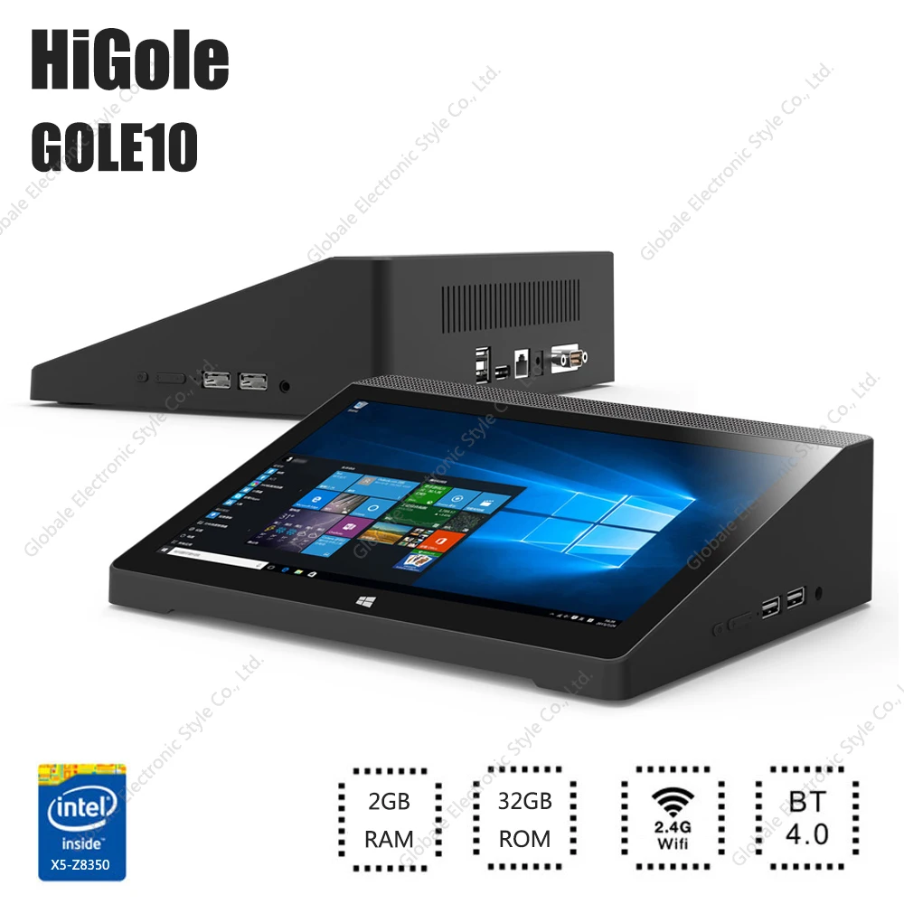 HIGOLE GOLE10 Mini PC Intel Atom X5-Z8350 CPU HDMI Set-top Box Bluetooth  Media Player with Touch Screen PK X10pro