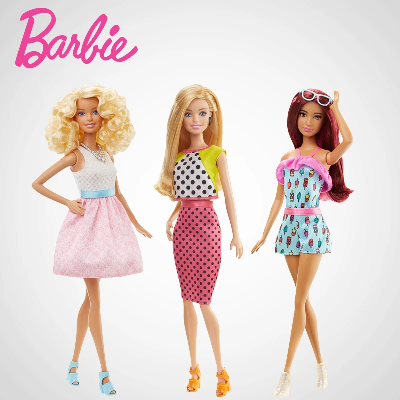バービーファッショニスタ人形有名なブランドバービー教育玩具誕生日ギフトdgy54 Barbie Fashionistas Doll Fashionista Dollsbarbie Fashionistas Aliexpress