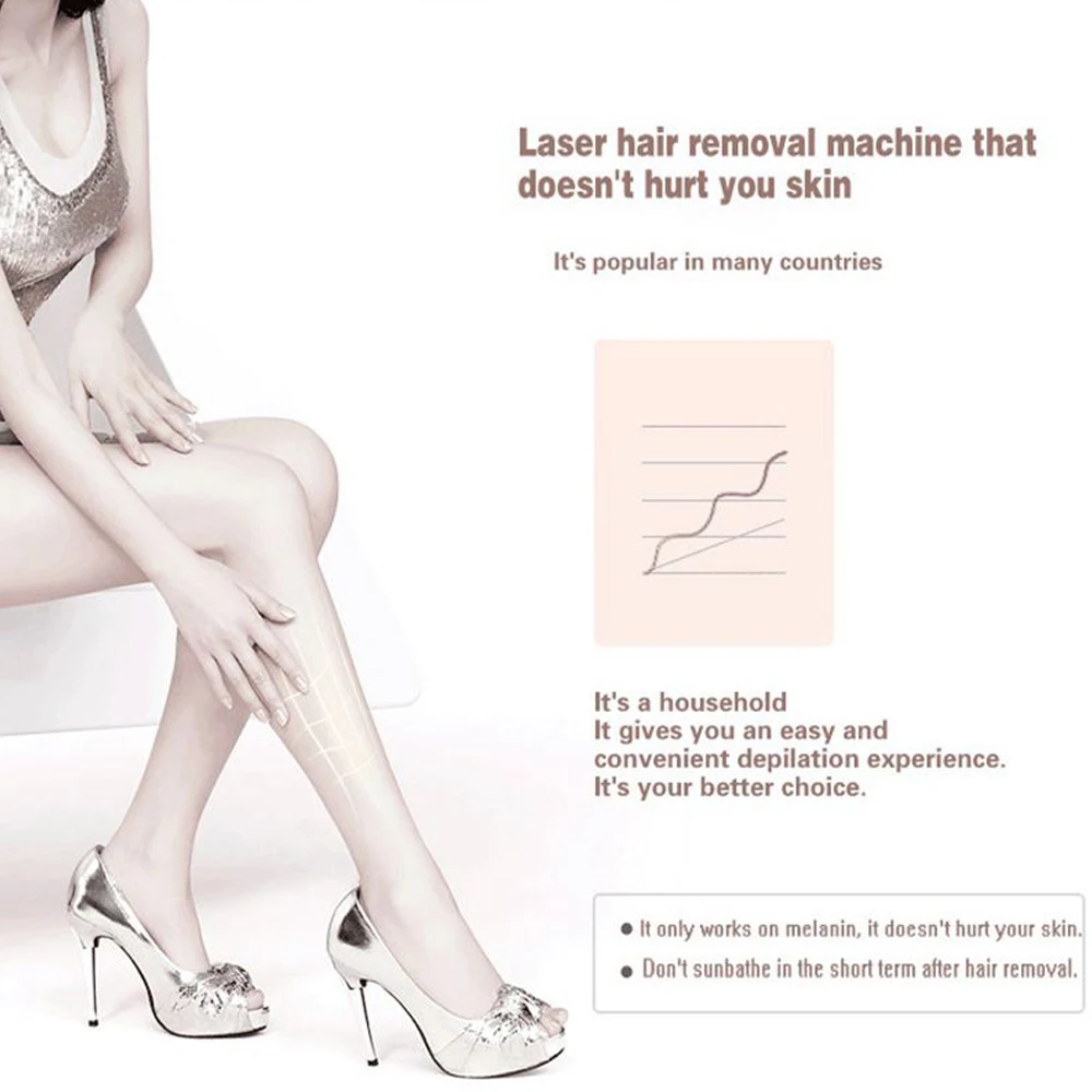 500000 pulsed IPL Hair Removal Device Permanent Hair Removal Epilator Armpit Hair Removal Machine Shaving Epilator Personal Care
