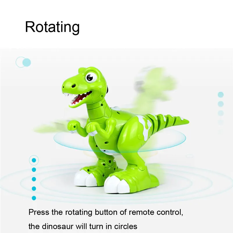 Новые поступления робота-динозавра Беспроводной удаленного Управление динозавр интерактивный динозавр RC игрушки для детей подарок на день рождения B2