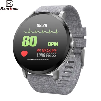 

Smart watch V11 IP67 Waterproof Tempered Glass Activity Fitness tracker Heart Rate Monitor Men Women Smartwatch for Android IOS
