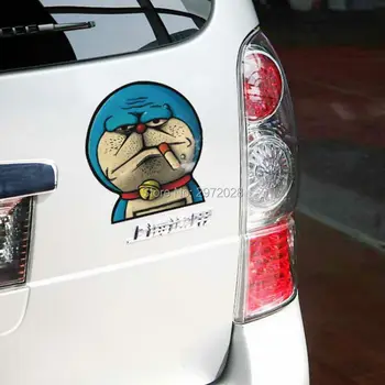 

10 x New Cartoon Doraemon Car Creative Accessory Auto Decal Cartoon Car Sticker Car Bumper Body Decal Creative Pattern Vinyl