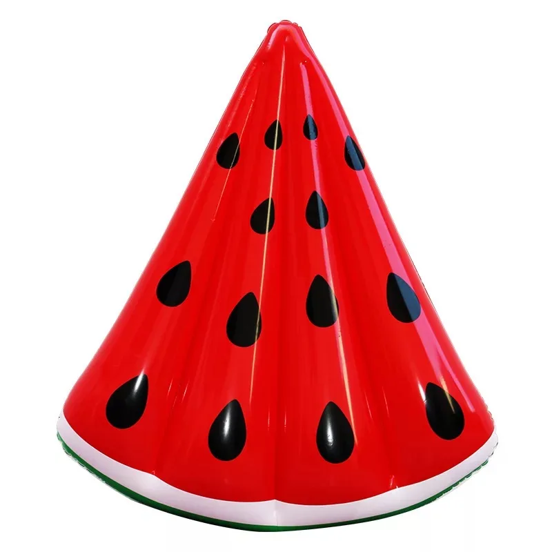 

New Style Pool Watermelon Float Inflatable Boat Swimming Float Adult Swim Air Mattresses Ring Summer Water Toy With Pump