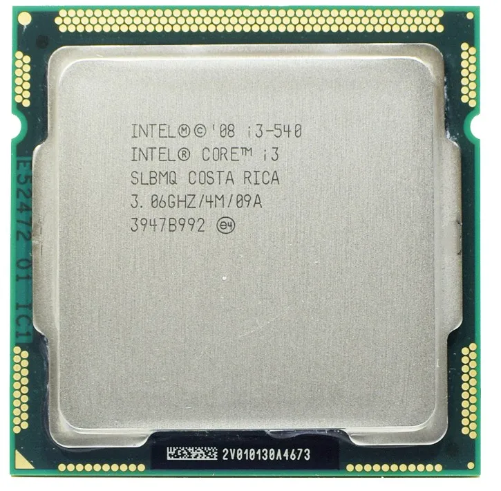 Процессор Intel Core i3 540 3,06 ГГц 4 МБ кэш LGA1156 настольный процессор