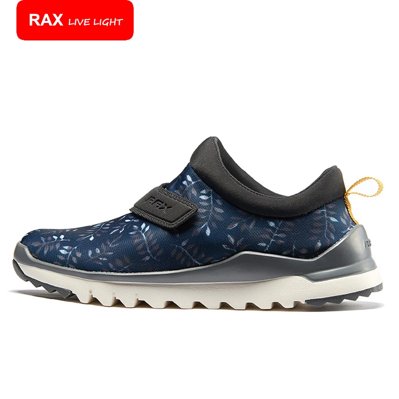 ФОТО RAX New Arrival Men Running Shoes Male Sport Shoes Lazy Network Shoes Breathable Outdoor Black Men Sneakers 60-5C347